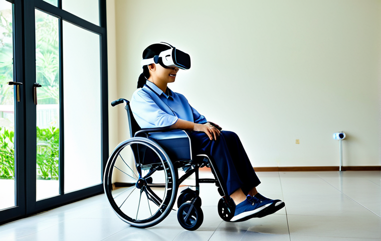 장애인재활상담사 전문 협회 - **Prompt:** A diverse group of rehabilitation professionals, including a physical therapist and psyc...